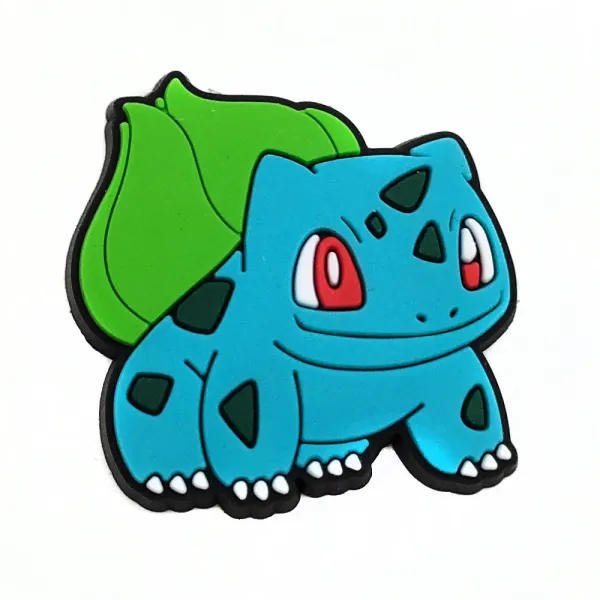 Design Pokémon Bulbasaur Rubber Pin Badge Multicolor Accessories Jewelry - 1