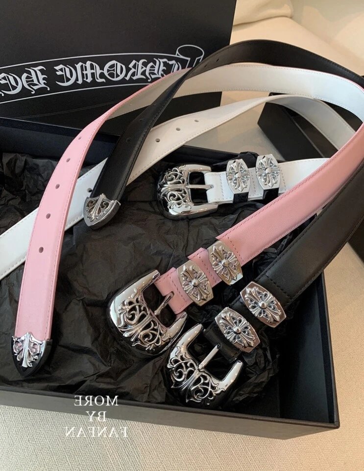 Fujiman Scroll Belt for Women 2024 New Fashionable Ins Trendy American Retro Fashion Belt for Women Ins Trendy