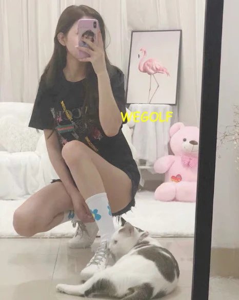 现货golfwang 三色经典厚底毛巾棉golf小花中筒袜潮牌ins春夏风：findsindex.com