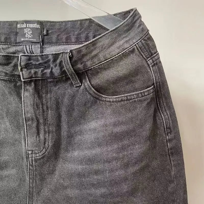 Design Mixed 211 Vision Embellished Denim Shorts Light Wash Shorts - 6
