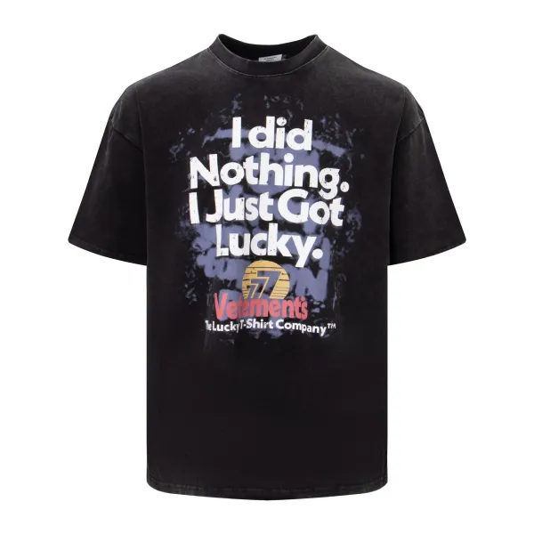 Vetements The Devil Does Wear Vetements Graphic T-Shirt Black - 3