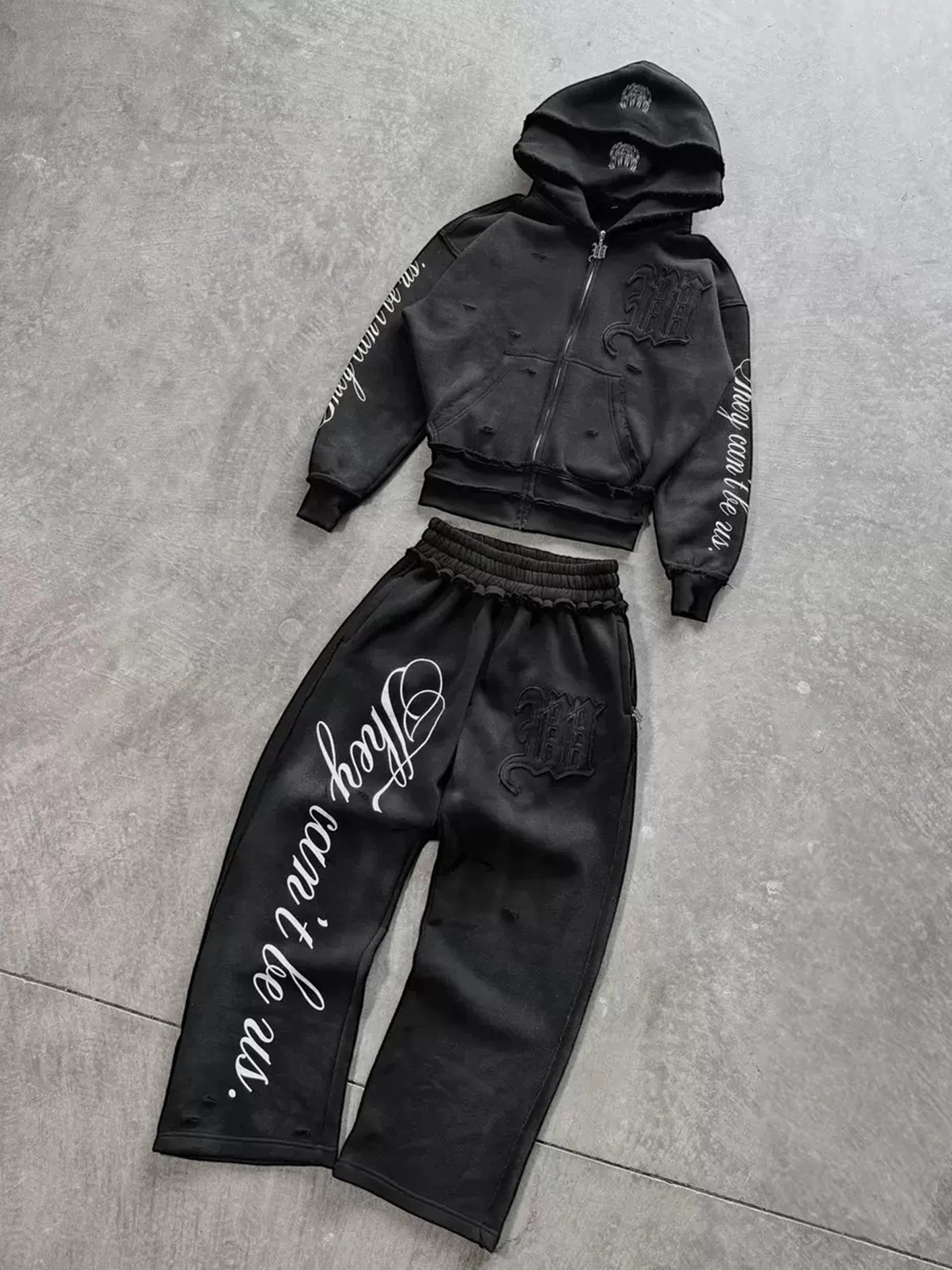 black suit