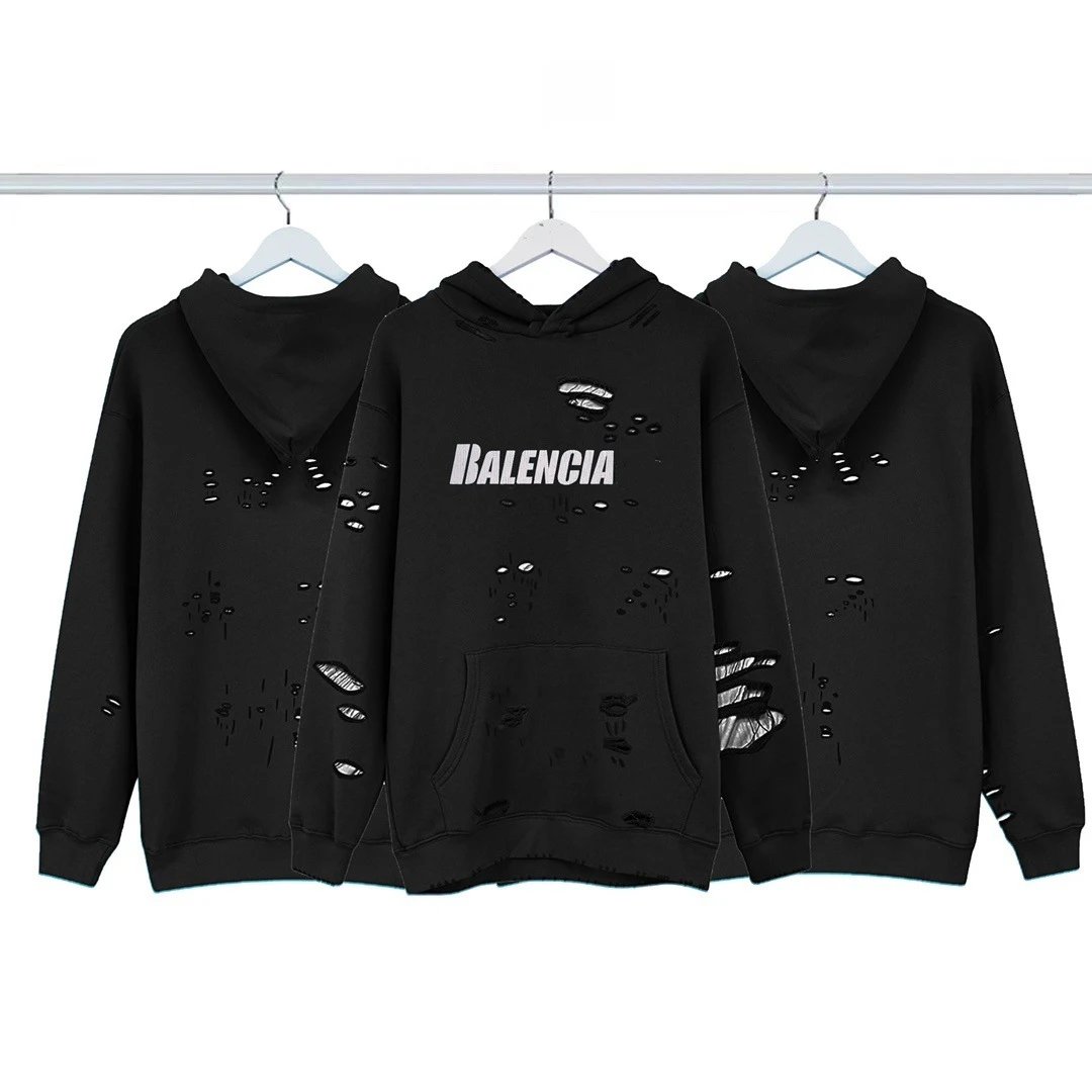 Balenciaga Ripped Hoodie