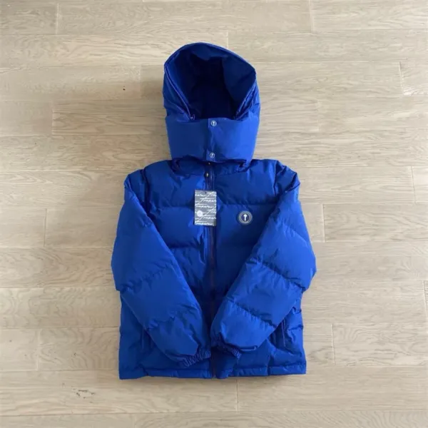Trapstar Light Blue Puffer Hooded Jacket Down Jacket - 9