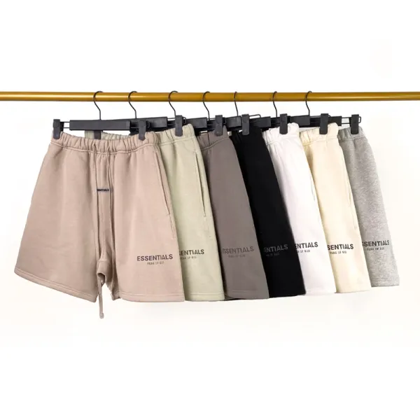 Fear of God Essentials Drawstring Shorts Beige Shorts - 5