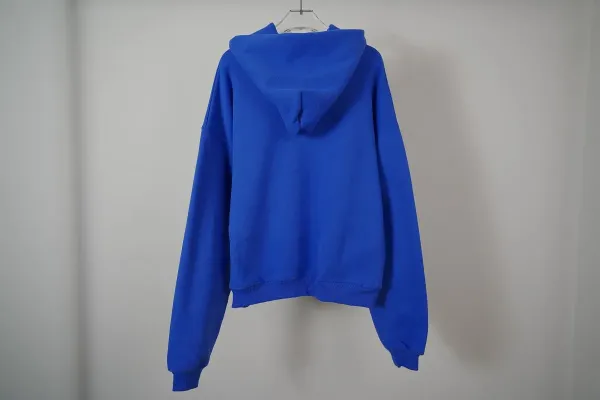 Design Basic Oversized Hoodie Royal Blue - 1