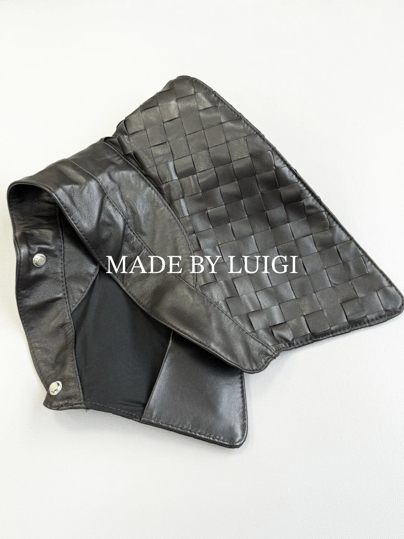 Self-Designed B/v Style Detachable Woven Sheepskin · 2