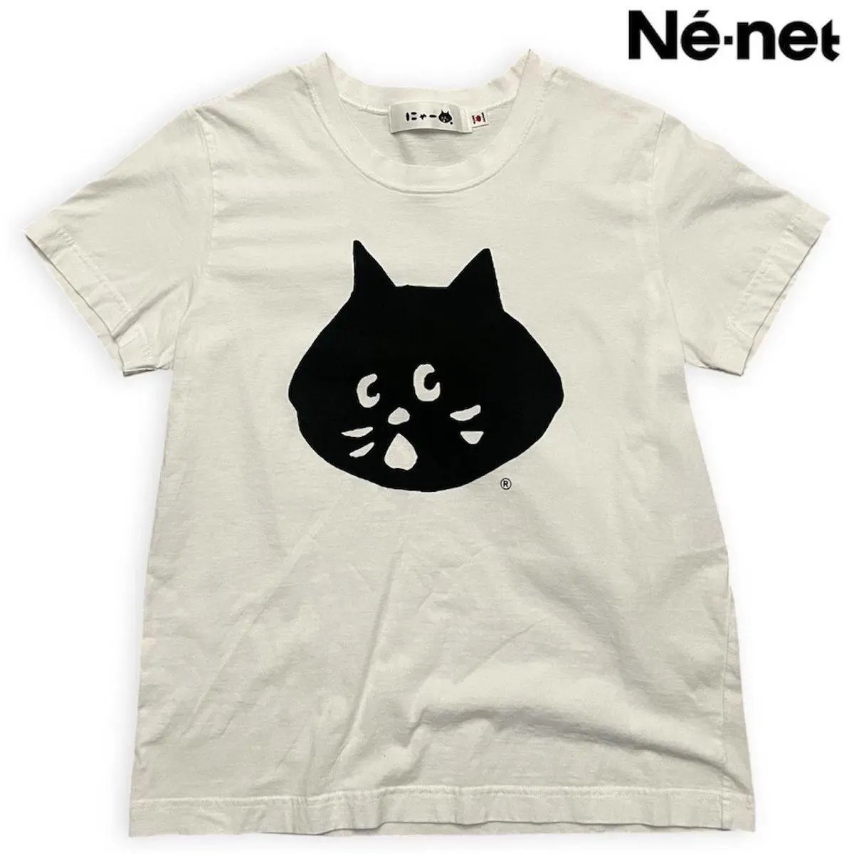 Recommended Featured Items! Funny cat graffiti, simple and fun design, versatile style, loose short sleeved t-shirt