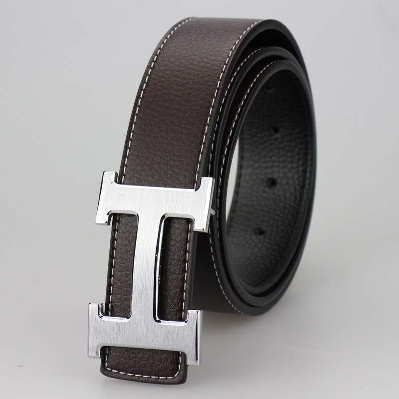 Brown + Silver Buckle