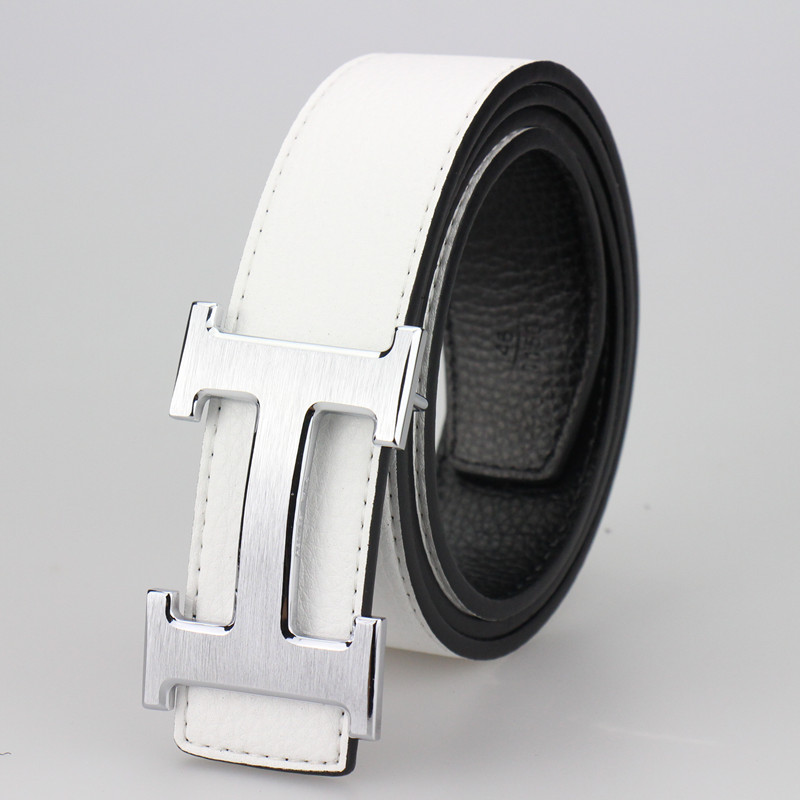 White + Silver Buckle