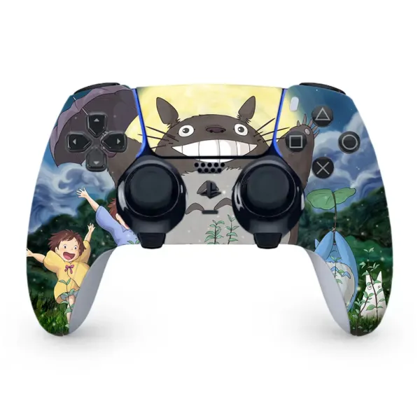 Design Studio Ghibli Totoro PS5 Controller Skin Multicolor Electronics - 1