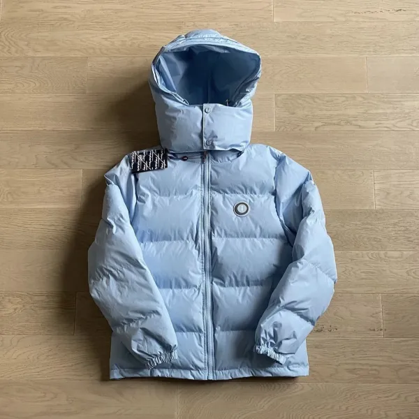 Trapstar Light Blue Puffer Hooded Jacket Down Jacket - 2