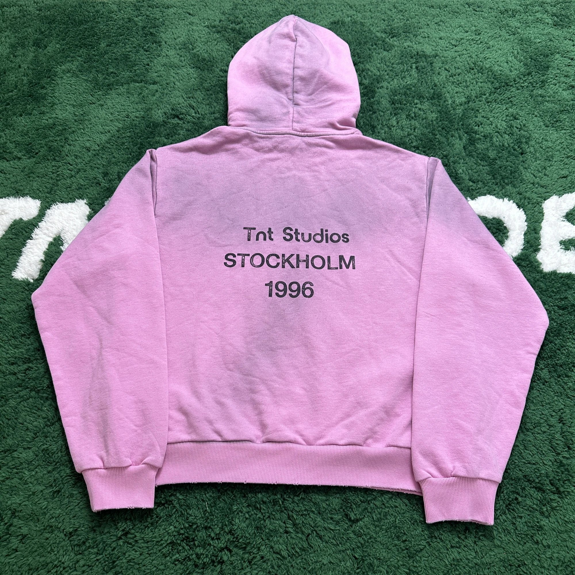 1996 hooded sweatshirt pink