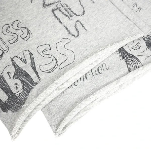 Design Graffiti-Print Sweatpants Gray - 6
