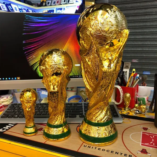 Design FIFA World Cup Trophy Replica Gold Collectible Statue Accessories - 2
