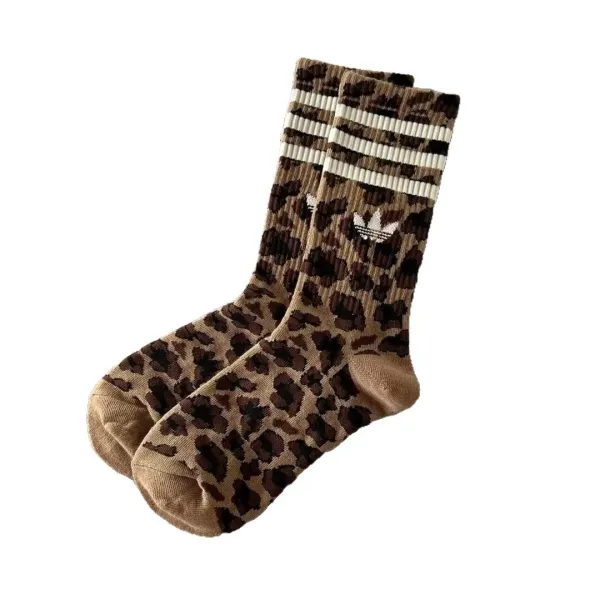 Adidas Originals Three Stripes Crew Socks Beige - 5