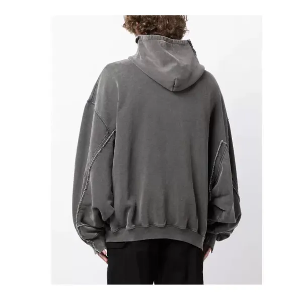 Vetements Garden Club Zip-Up Hoodie Gray - 6