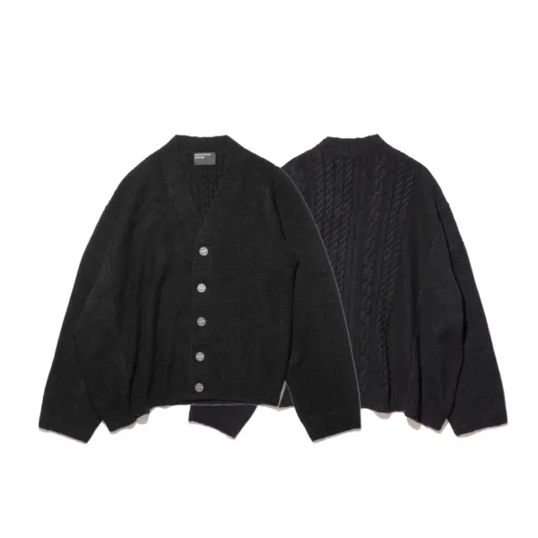 Enfants Riches Déprimés Graphic Knit Sweater Black - 3