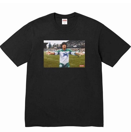 Limited Time Offer - Black and White Short-Sleeve T-Shirt with Open Hands Print