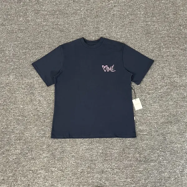 Design VIME Heart Logo White T-Shirt Tops.t Shirts - 2
