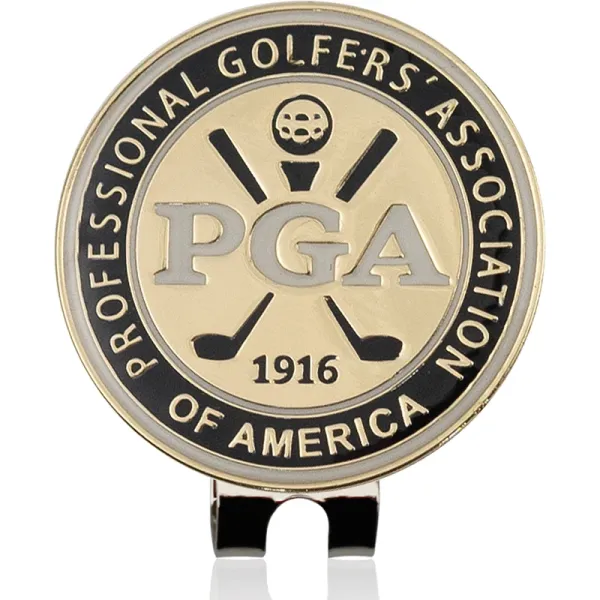Design PGA Professional Golfers' Association of America Logo Ball Marker Clip Accessories - 1