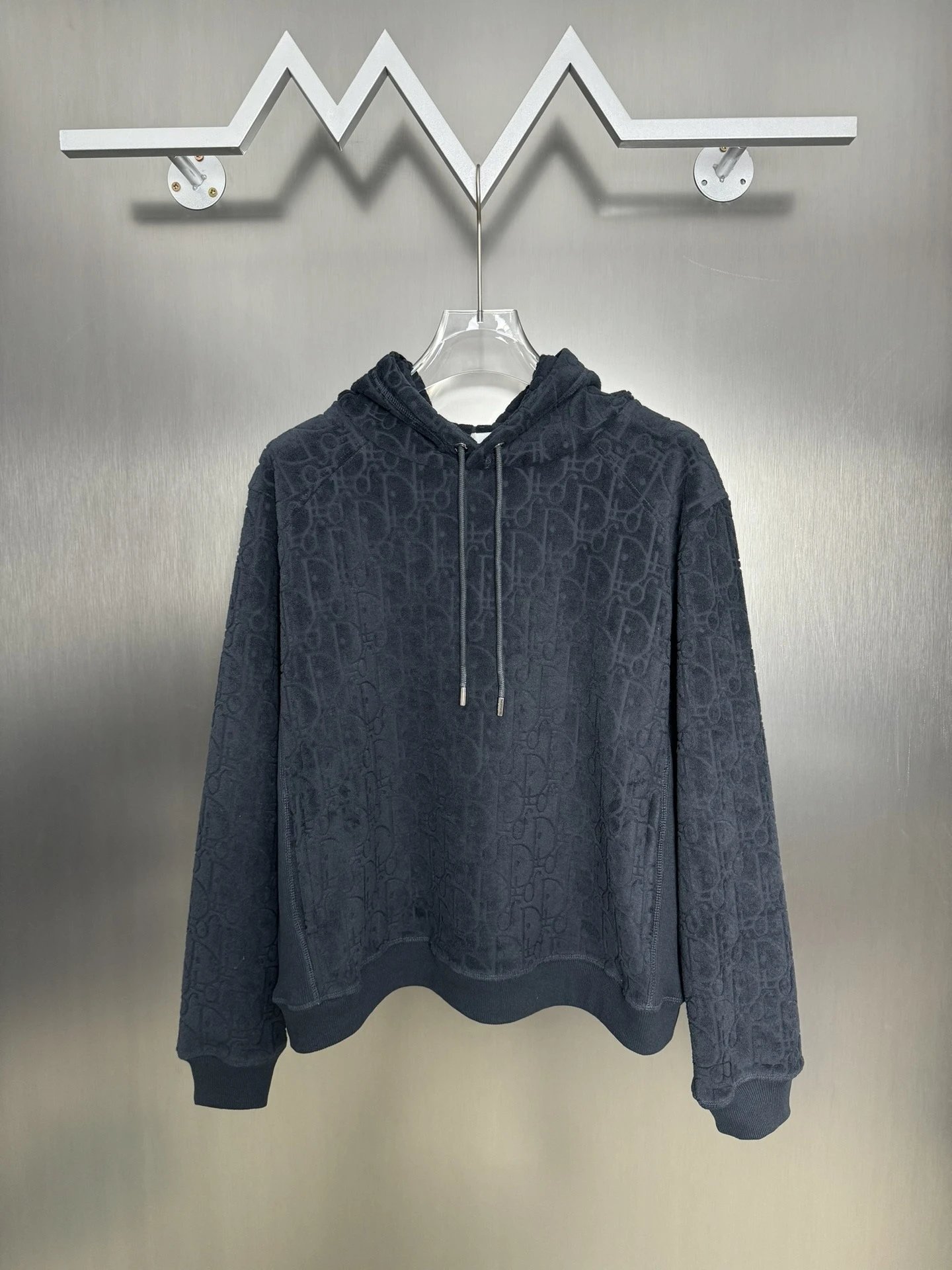 Dior Oblique Jacquard Hoodie White - 4
