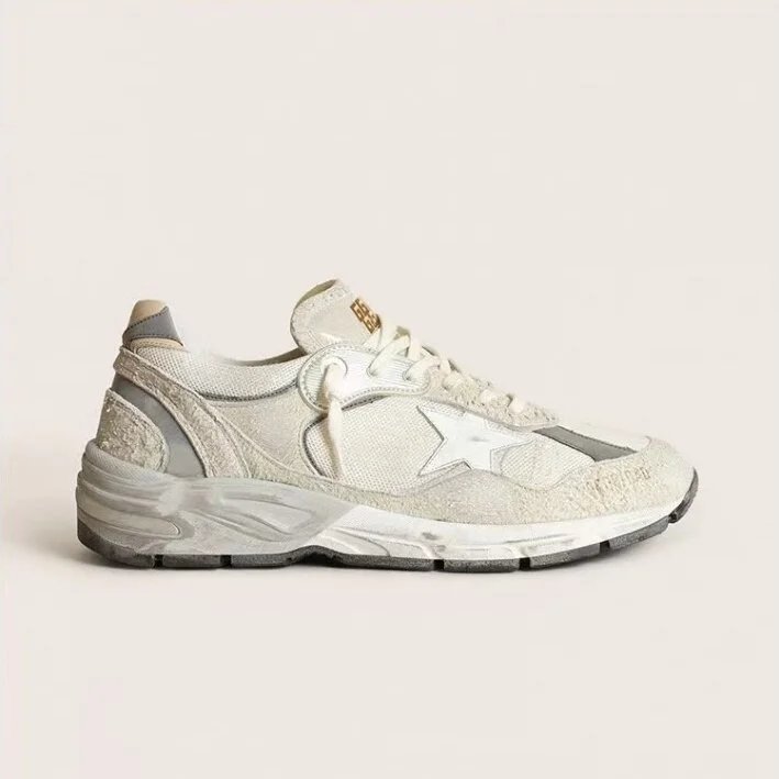 Korean version 2025 new thick soled star made old and covered with dirt, dirty shoes for women, dad shoes for men and women, trendy and dirty shoes for men and women