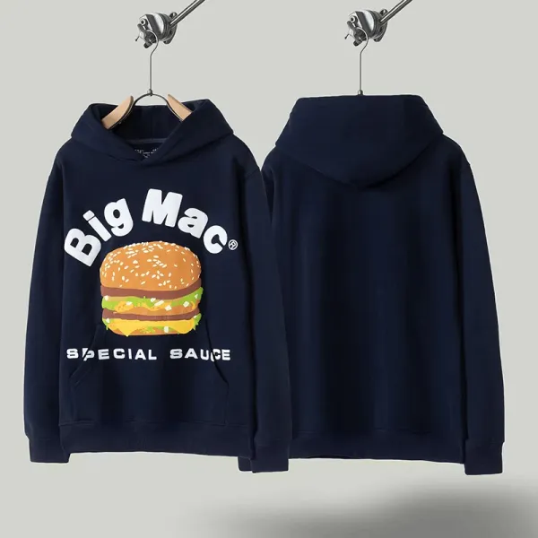 Design Big Mac Special Sauce Hoodie Navy - 1