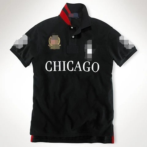 Cross border hot summer men's polo shirt with embroidered lapel, Malaysian city style, casual plus size t-shirt, Polo short sleeved shirt