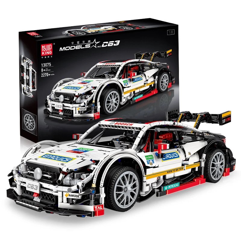 Design Mould King C63 Mercedes-AMG DTM Race Car Building Set Electronics - 5