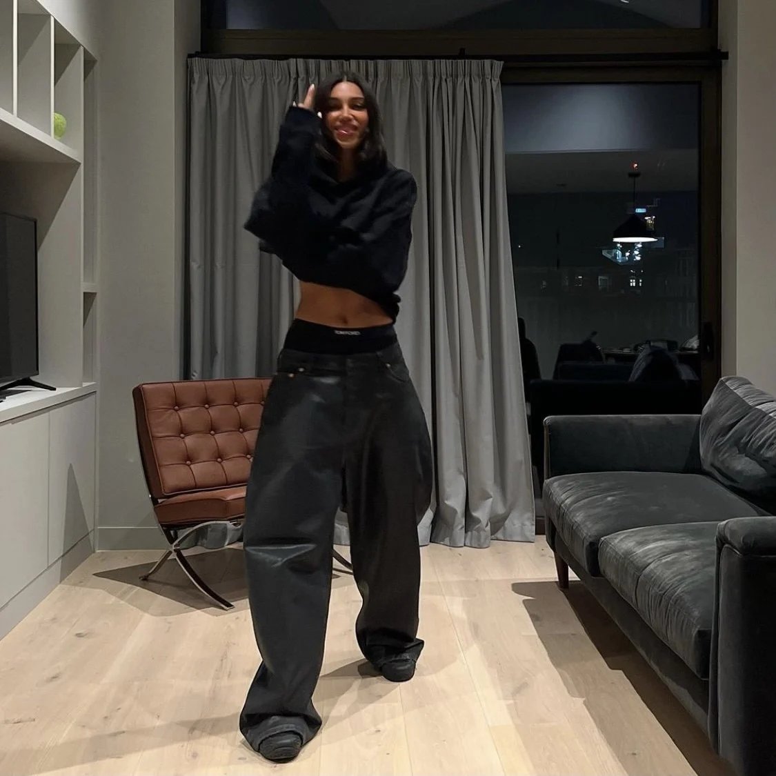 Balenciaga Waxed Jeans