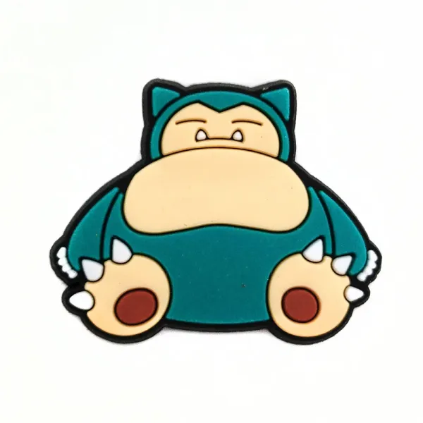 Design Pokémon Snorlax Rubber Charm Multicolor Accessory Accessories - 1