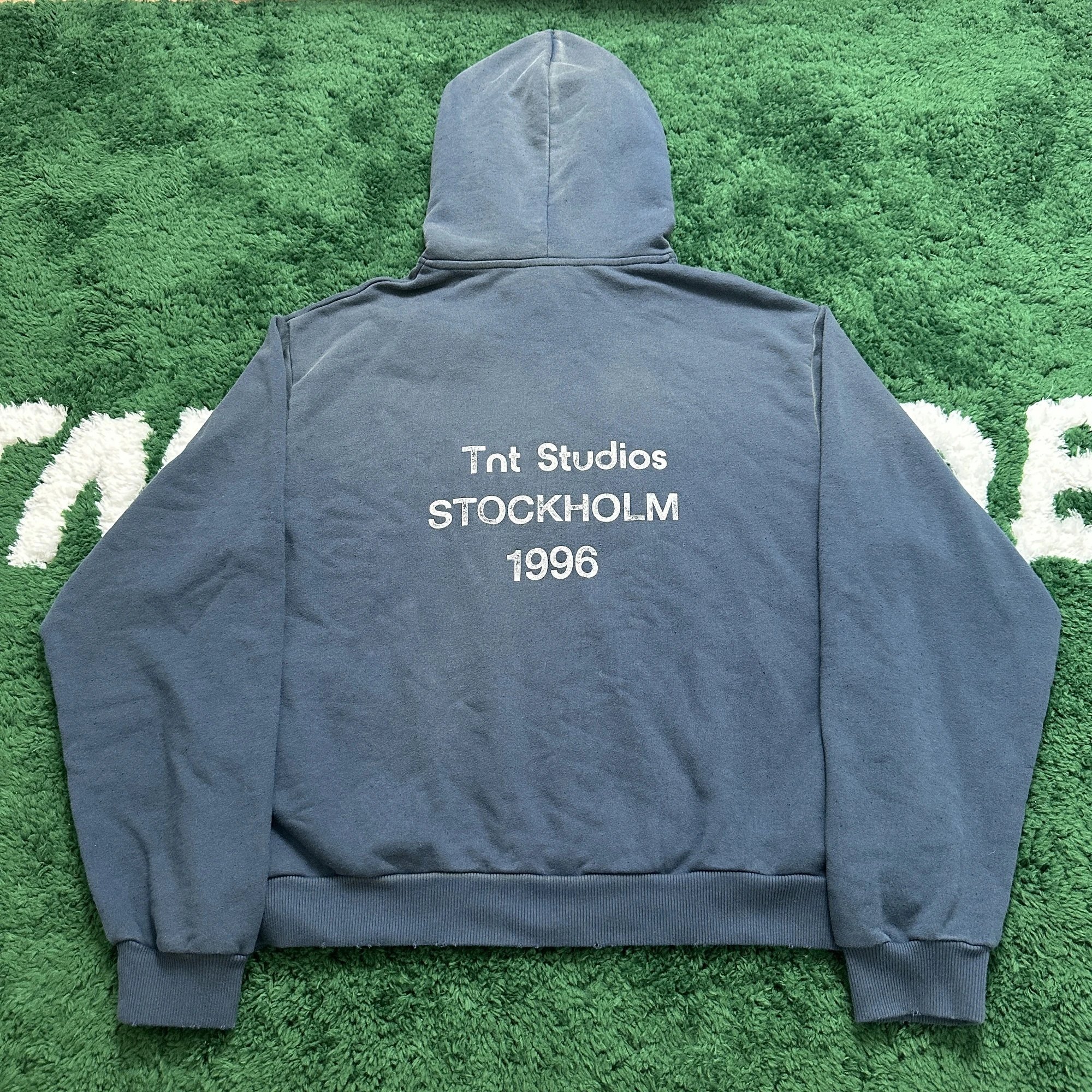 1996 hooded sweatshirt navy blue