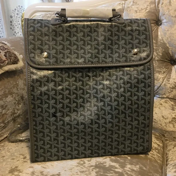 Goyard Saint Louis Green Canvas Messenger Bag Crossbody Bags - 2