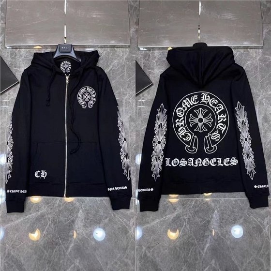 Cross border foreign trade 2025 new hoodie cross print couple zipper hooded hoodie jacket trendy brand casual