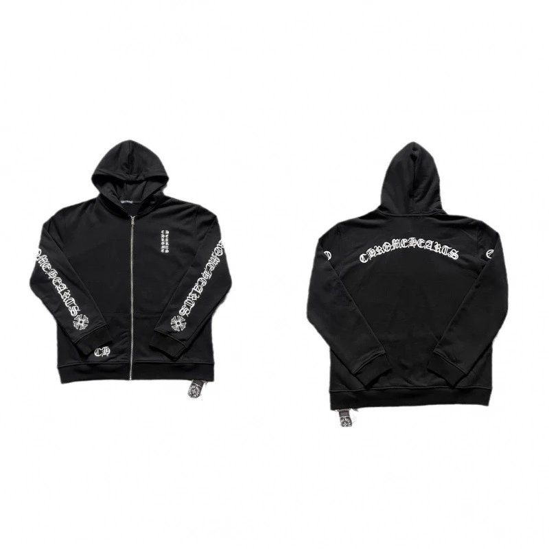 Sugiest x Chrome Hearts Star Graphic Hoodie Gray - 6