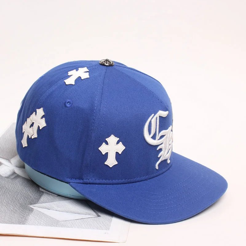 Chrome Hearts CH Cross Snapback Cap Green Baseball Cap - 3