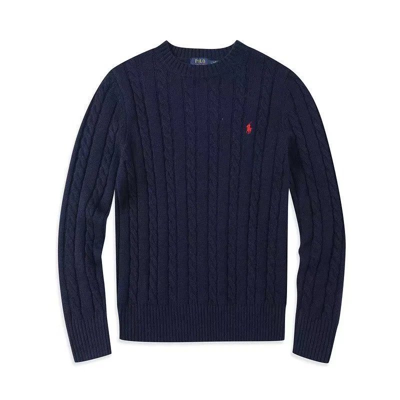 Navy blue sweater (little red horse)