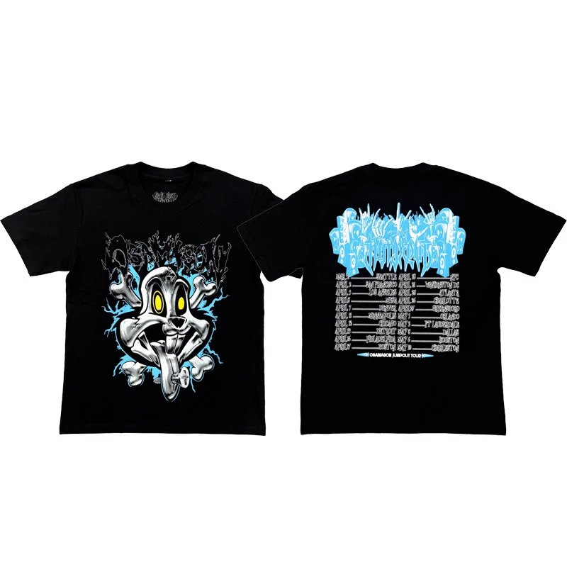Osamason Jumpout Tour T-shirt Bunny Black