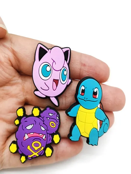 Design Pokemon Dragonite Rubber Pin Yellow Blue Multicolor Accessory Accessories - 3