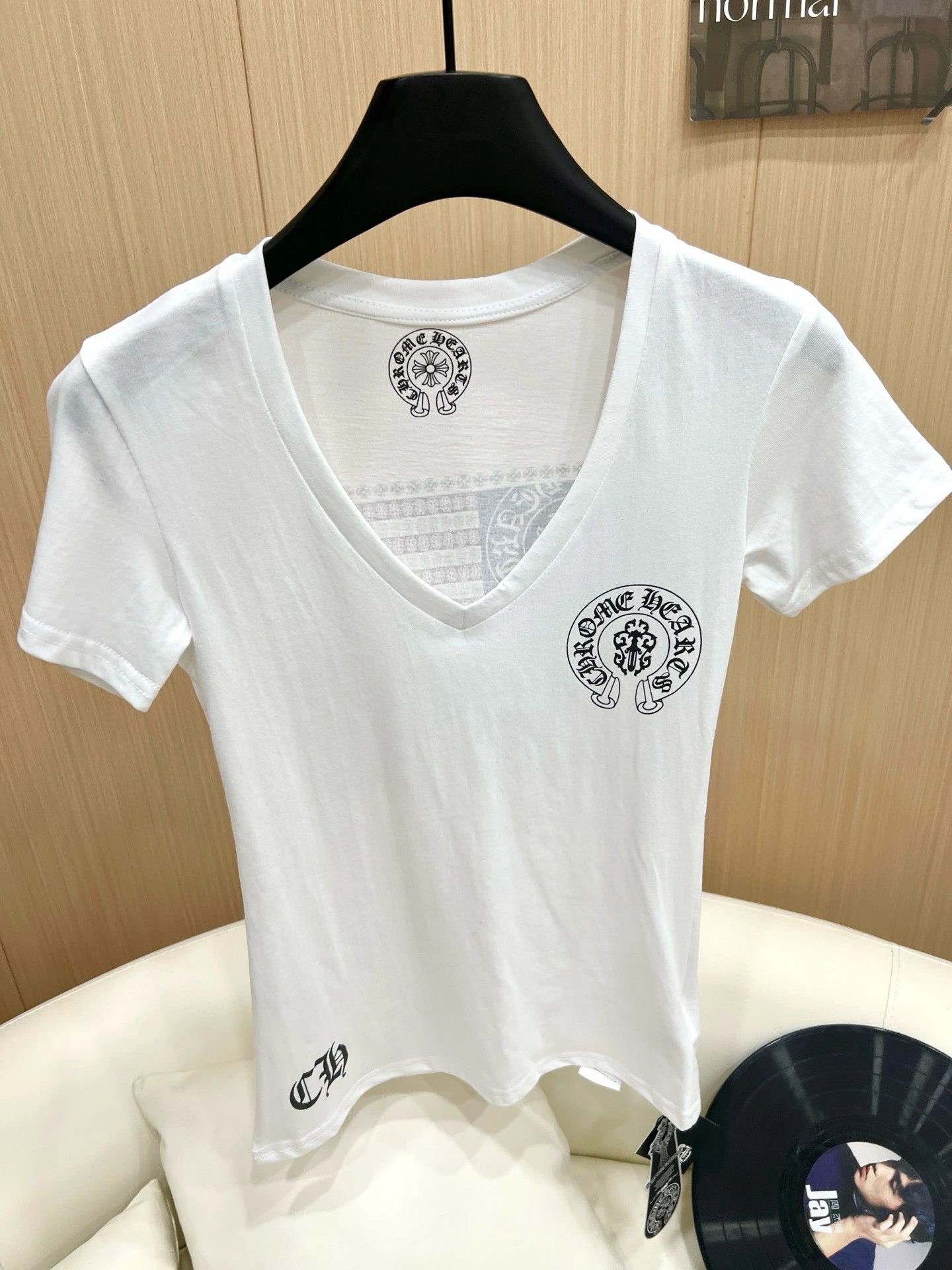 Chrome Hearts T-shirt Flag Print White