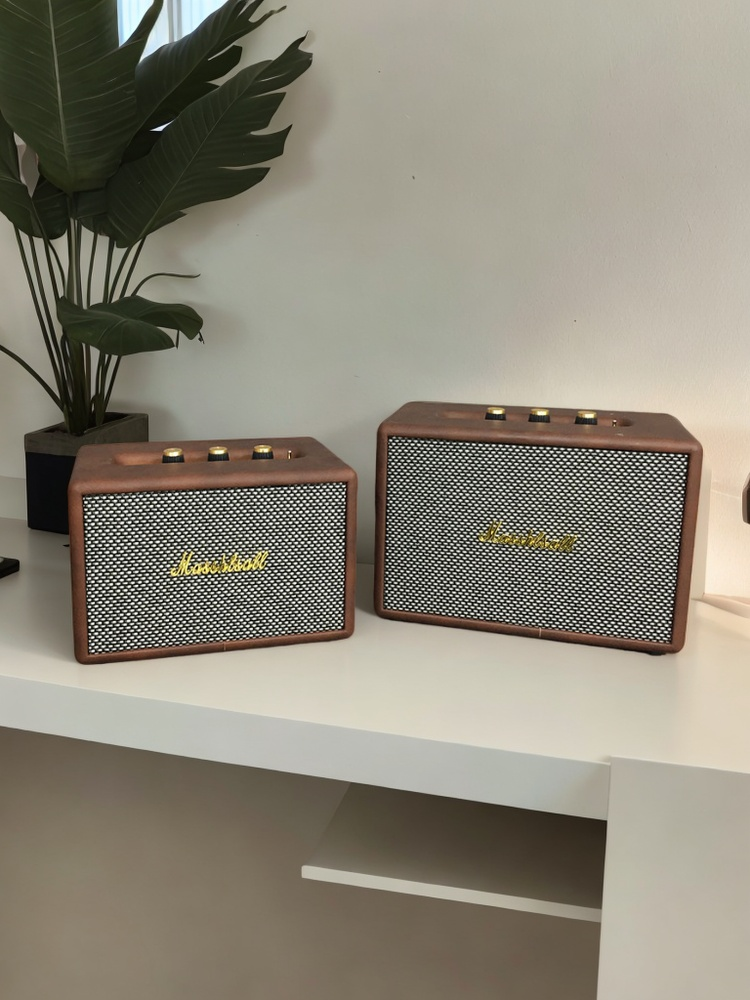 Design Marshall Stanmore II Bluetooth Speaker Brown Speakers - 2