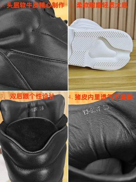 Adidas Y-3 Y-3 Suede High-Top Gray Sneakers - 4