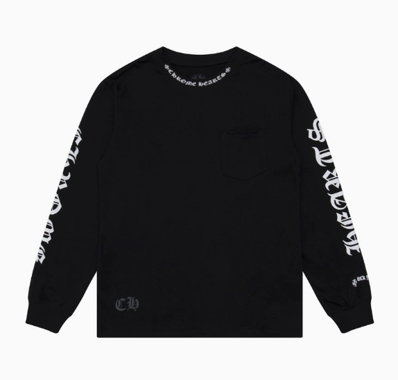 Long sleeved round neck pure cotton loose and versatile