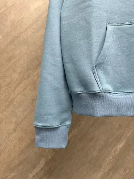 Dior CD Logo Hoodie in Sky Blue and Gray - 10
