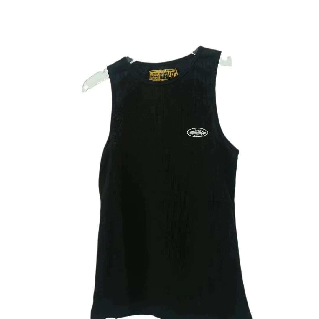 Corteiz GuerillaZ Waffle Tank Top Gray Vest Top - 5