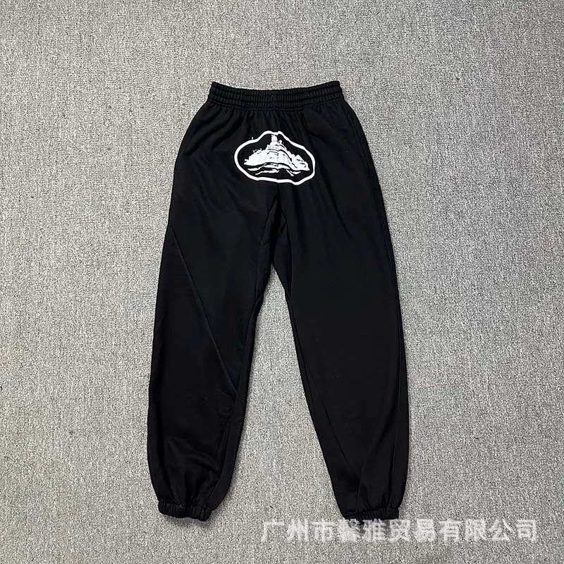 Corteiz Alcatraz Sweatpants Black