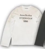 Acne Studios Stockholm 1996 Long-Sleeve T-Shirt White - 1