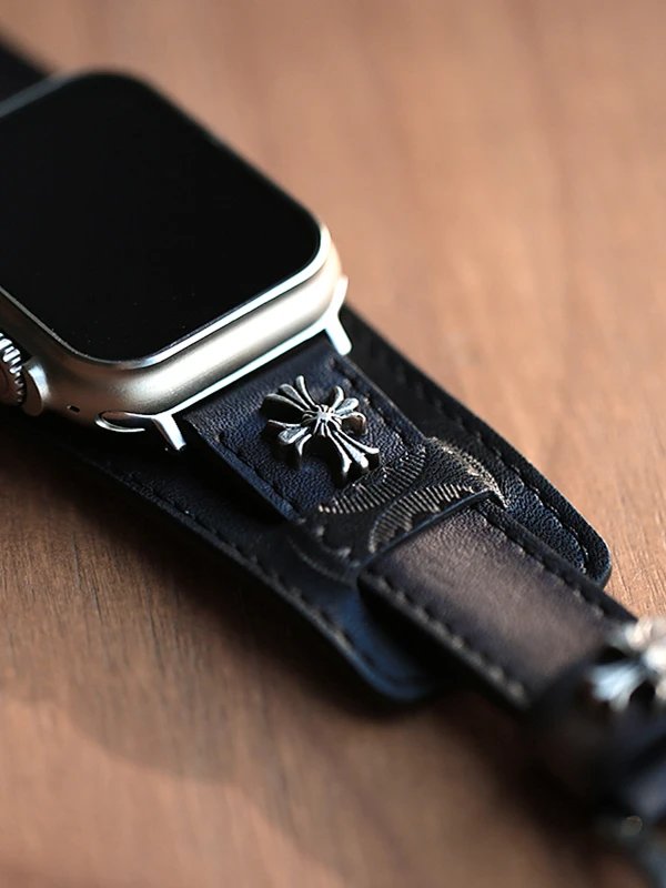 Suitable For Apple Watch S10 S98Se iWatch RepresentativeModel With Vintage LeatherUltra1/2/3