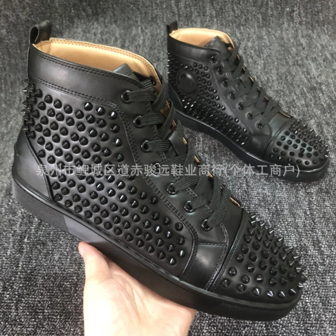 Design High-Top Sneakers with Leopard Print and Quilted Velvet Burgundy - 4
